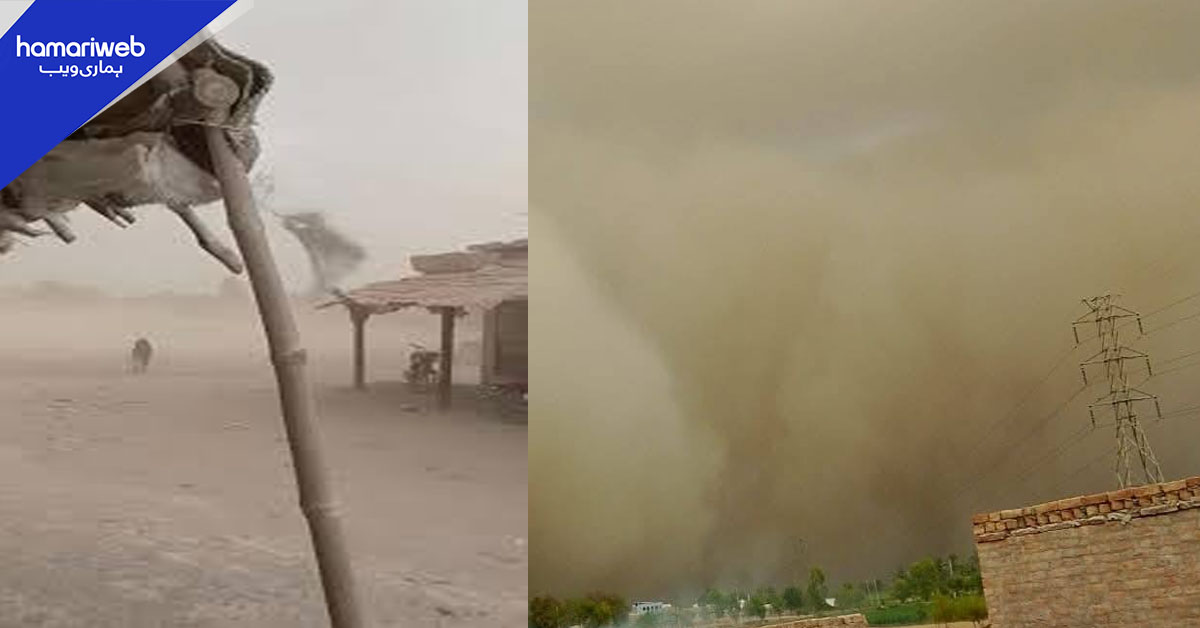سندھ میں مٹی کے طوفان اور بارشوں نے تباہی مچادی، 9 افراد جاں بحق، 210 زخمی
