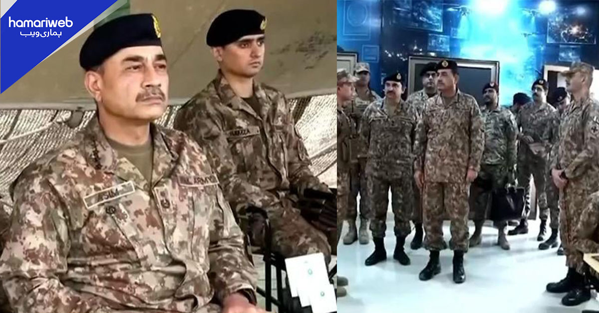 فیلڈ مارشل سید عاصم منیر کا لاہور گیریژن کا دورہ، تربیتی معیار اور جنگی تیاریوں کا جائزہ