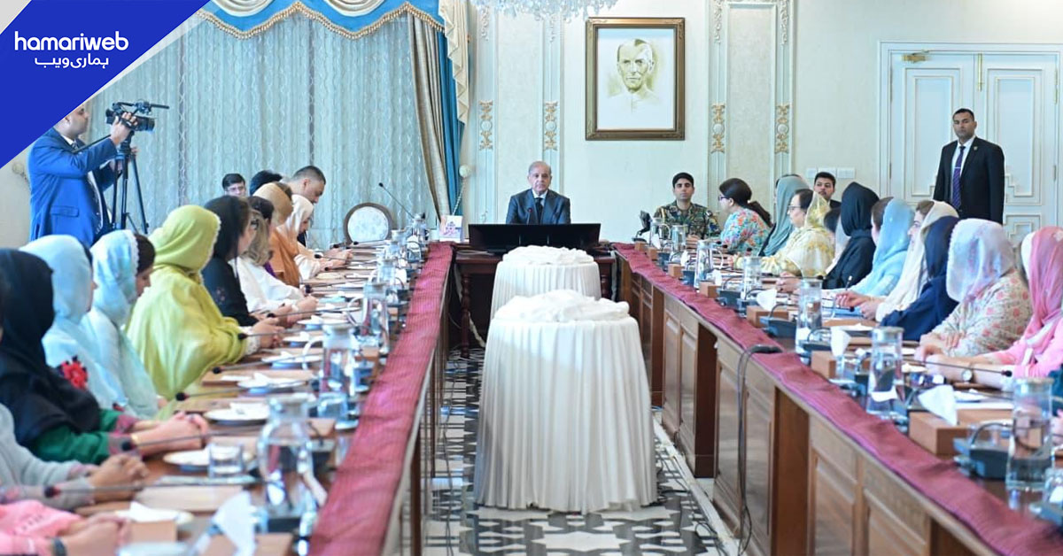 وزیراعظم سے لیگی خواتین ارکان پارلیمنٹ کی ملاقات، بجٹ اور اصلاحات پر تبادلہ خیال