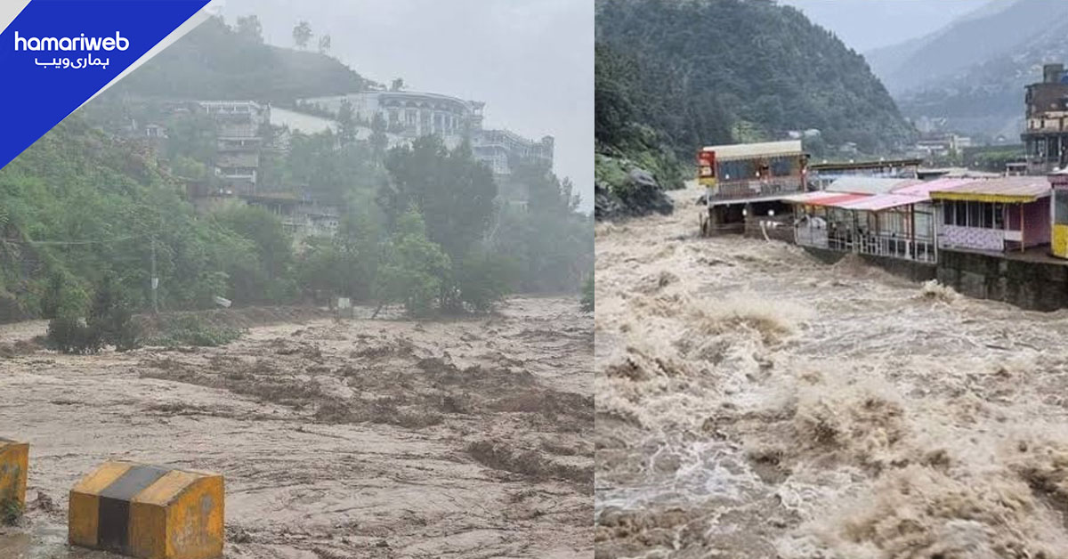 خیبر پختونخوا، گلگت بلتستان میں بارشوں اور سیلابی ریلوں سے تباہی، مدرسے پر آسمانی بجلی گر گئی