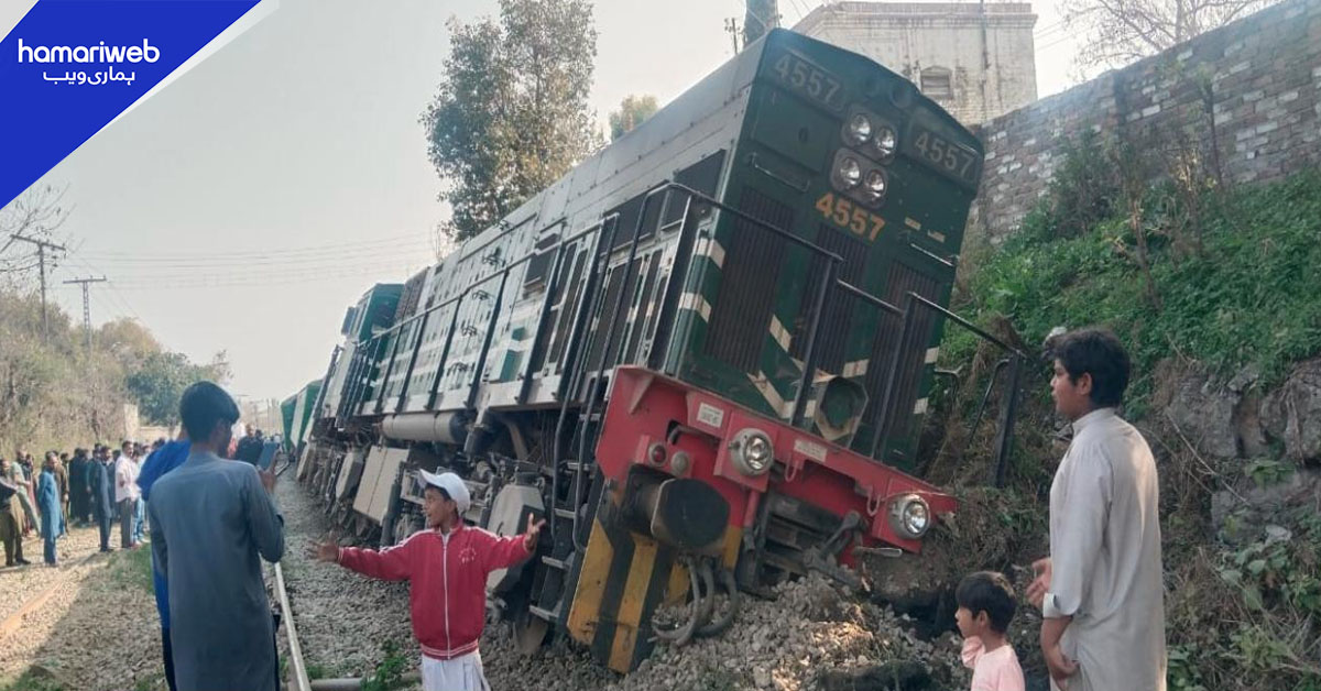 راولپنڈی میں گرین لائن ٹرین پٹری سے اتر گئی