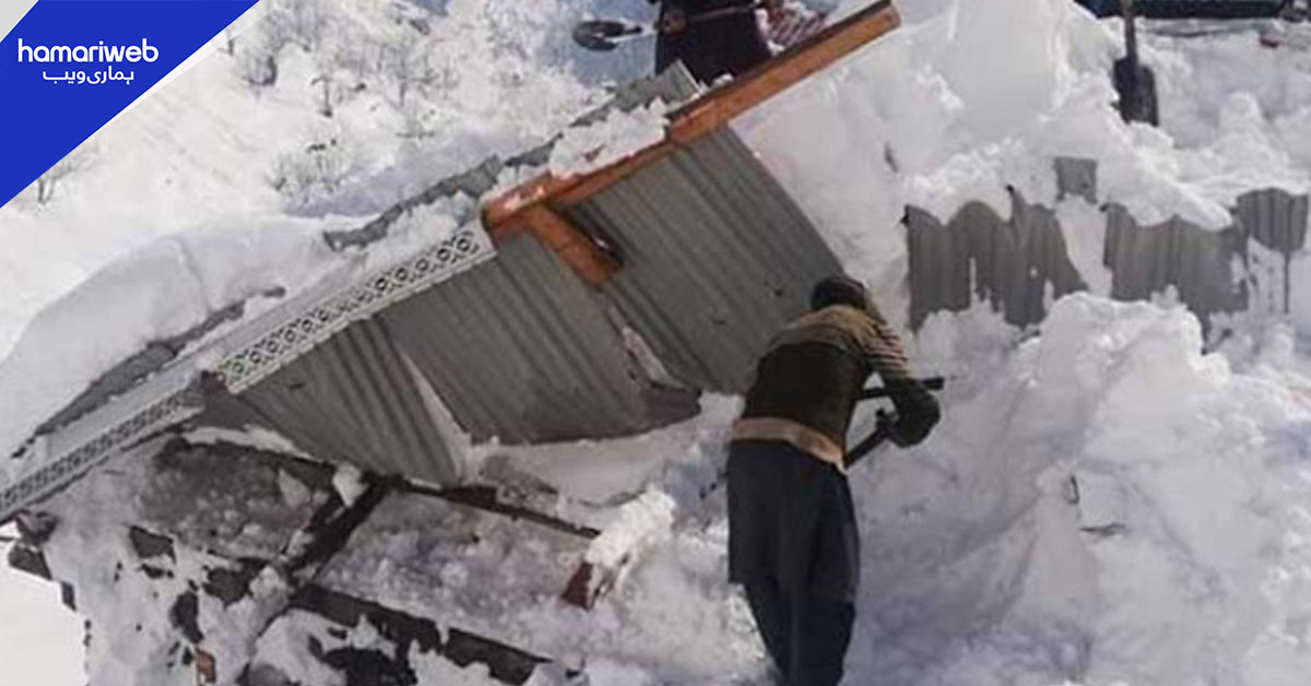 چترال: گھر پر برفانی تودہ گرنے سے 9 افراد جاں بحق، بچہ زخمی
