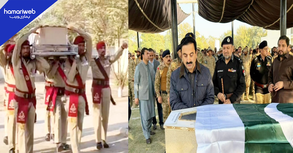 بنوں میں شہید ہونے والے اسسٹنٹ کمشنر ودیگر کی نماز جنازہ ادا