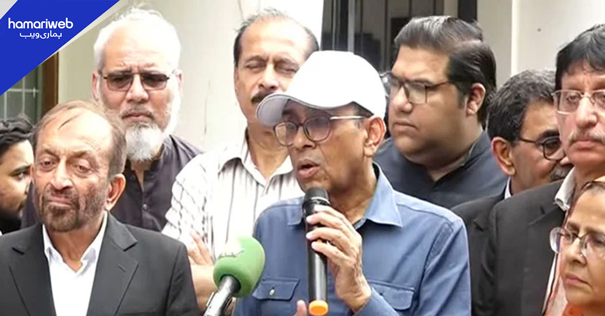 قومی بیانیے اور ملکی وقار کو سبوتاژ کرنے والے بیانات افسوسناک ہیں، خالد مقبول صدیقی