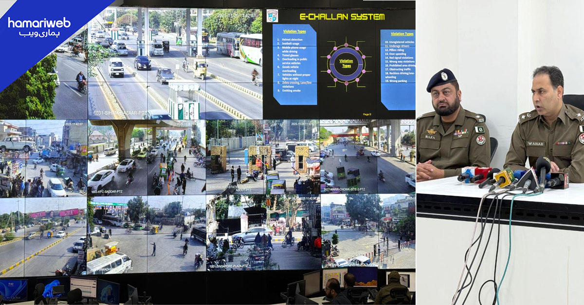 راولپنڈی میں ای چالان سسٹم کا باقاعدہ آغاز، 600 سے زائد چالان جاری