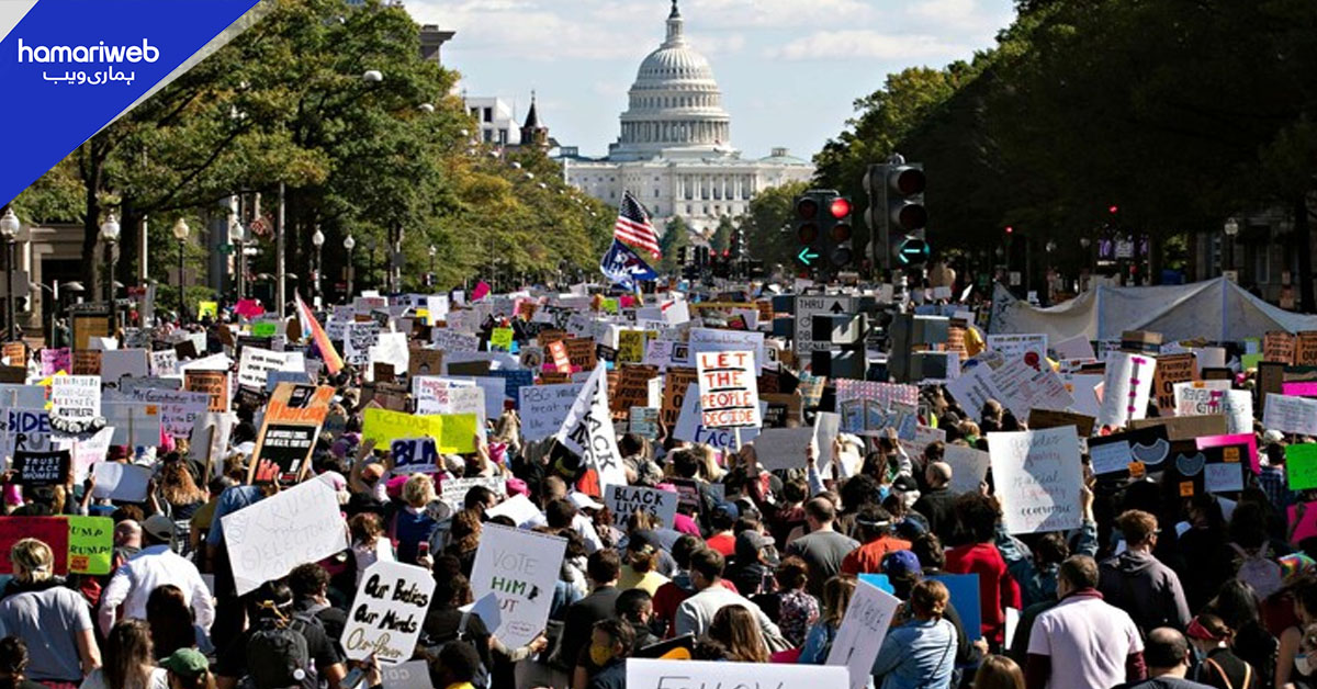 امریکا میں صدر ٹرمپ کی امیگریشن پالیسیوں کے خلاف ہزاروں کارکنوں اور طلبہ کے مظاہرے