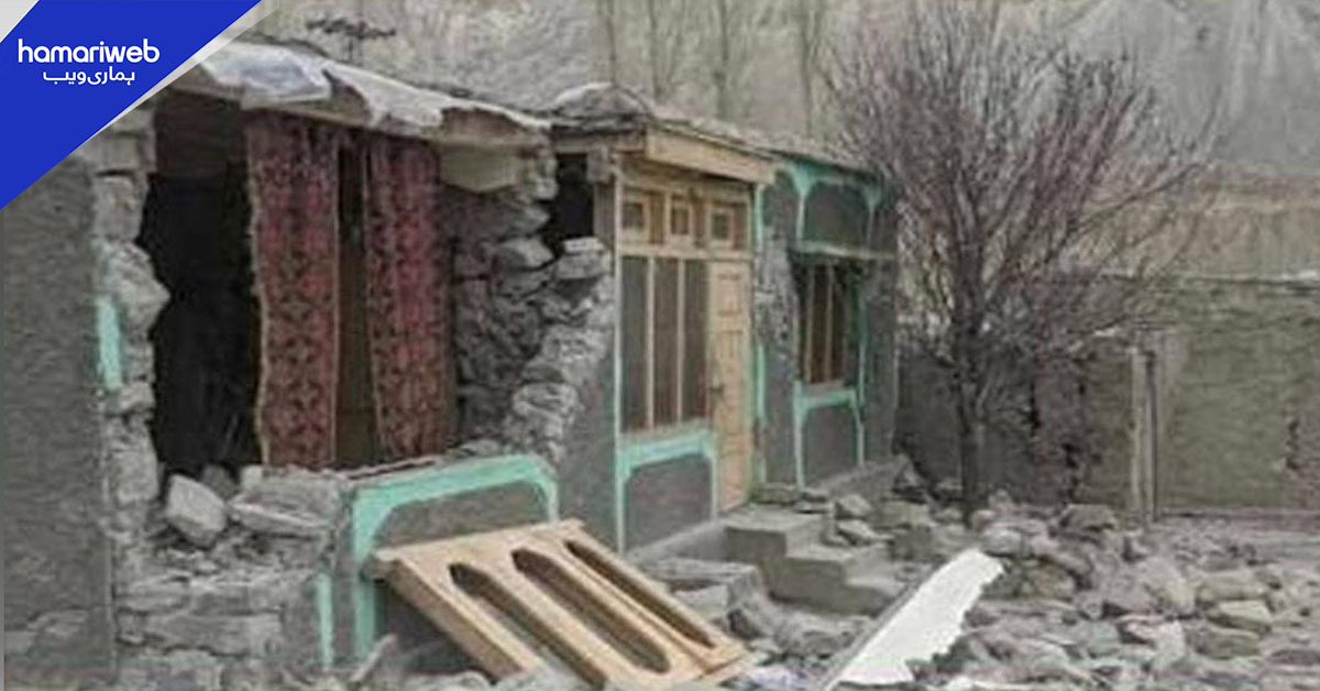 ہنزہ: چپورسن میں زلزلے کے جھٹکے، لینڈ سلائیڈنگ، متعدد مکانات کو نقصان
