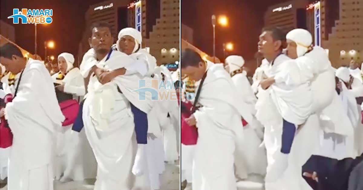والدہ معذور ہیں، چل نہیں سکتیں ۔۔ فرمانبردار بیٹے کی ماں کو کندھوں پر اُٹھا کر عمرے کی ادائیگی، دل چھو لینے والی ویڈیو