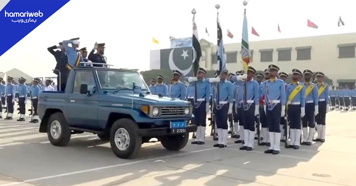 پی اے ایف ایئر مین اکیڈمی کورنگی میں پاسنگ آؤٹ پریڈ، 1155 اہلکار فارغ التحصیل