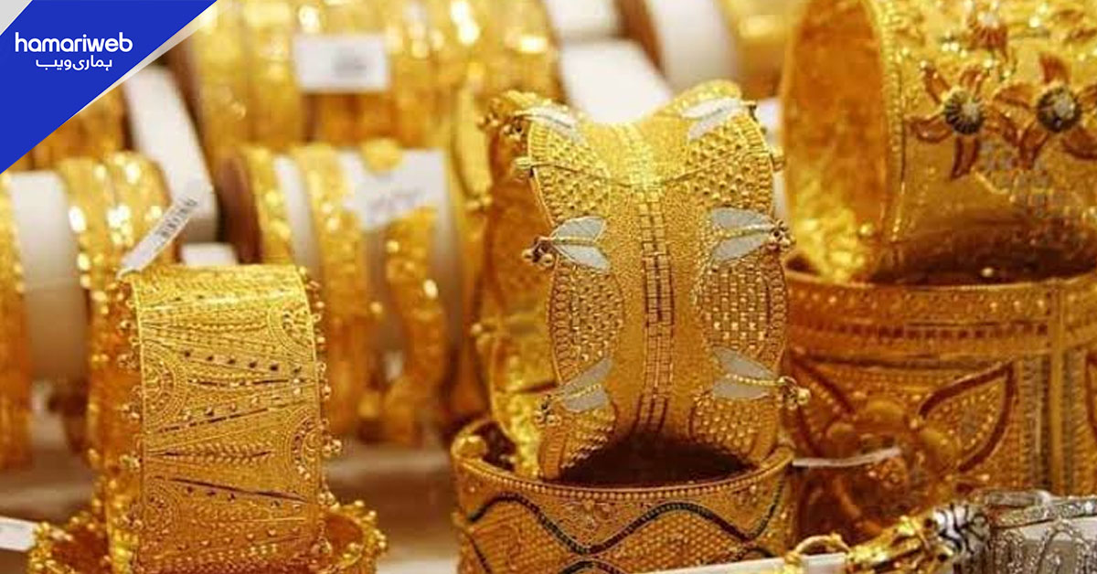 سونے کی قیمت میں بڑی کمی، فی تولہ 12 ہزار 800 روپے سستا