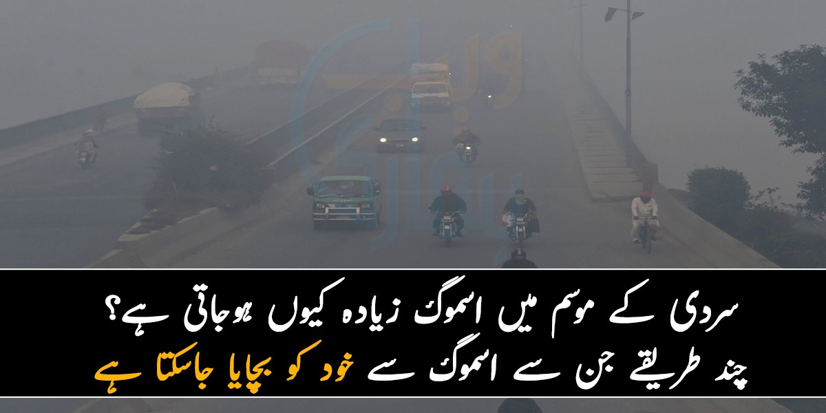 سردیوں میں اسموگ زیادہ کیوں بنتی ہے؟ جانیں چند آسان طریقے جنھیں استعمال کرکے آپ بھی اسموگ کے خطرات سے خود کو بچا سکتے ہیں