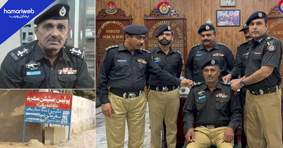 نواب شاہ: ڈاکوؤں نے پولیس افسران سے یونیفارم، ڈائری، ودیگر سامان لوٹ لیا
