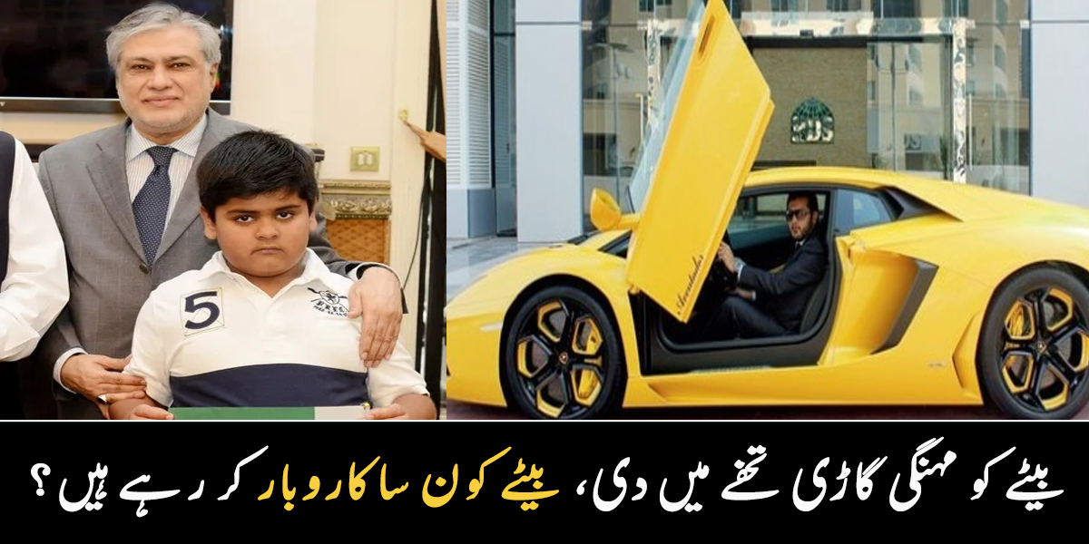 والد نے بیٹے کو مہنگی گاڑی تحفے میں دی ۔۔ اسحاق ڈار اور ان کے بیٹے کون سا کاروبار کر رہے ہیں؟ وہ معلومات جو بہت کم لوگ جانتے ہیں