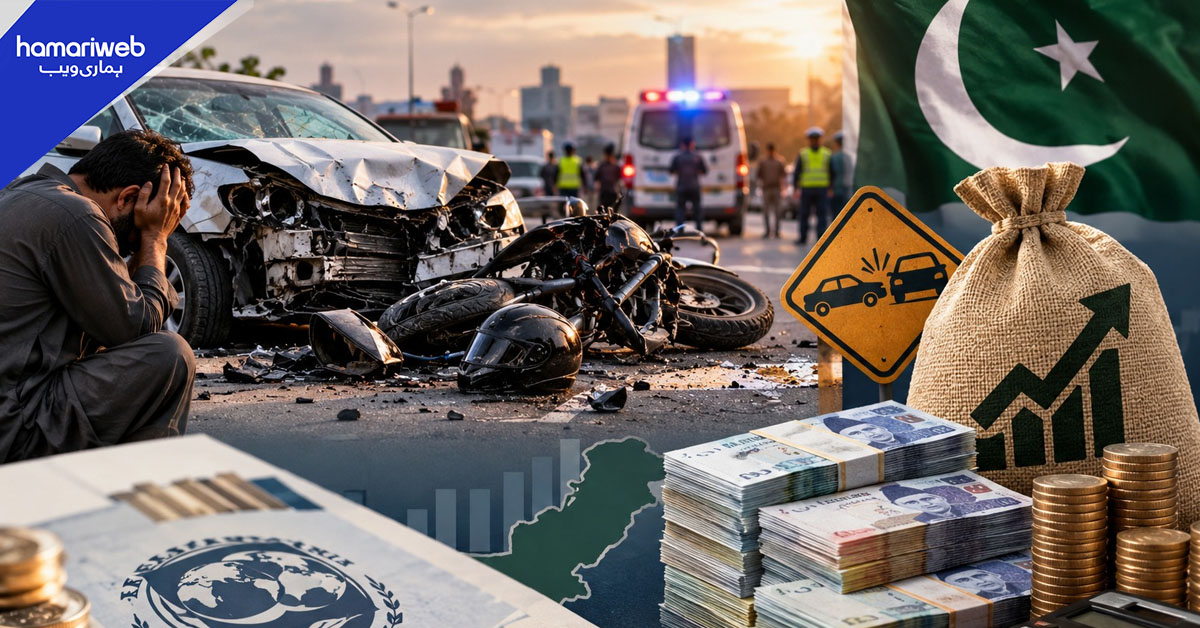 پاکستان میں ٹریفک حادثات کا سالانہ خرچ، آئی ایم ایف کے قرض سے بھی زیادہ!