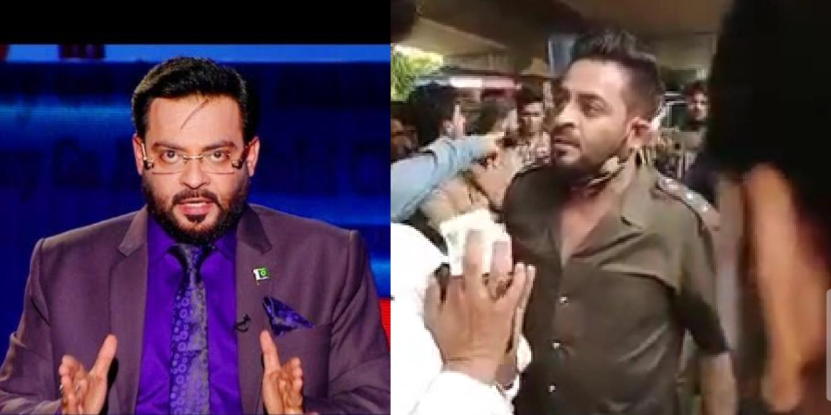 میں نے خود اسے رشوت لیتے دیکھا ہے۔۔ عامر لیاقت حسین ٹریفک پولیس اہلکار پر غصہ کرتے ہوئے آپے سے باہر ہو گئے، ویڈیو وائرل