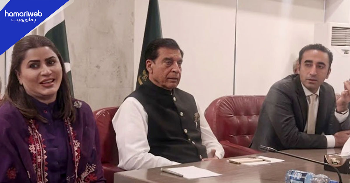 بلاول بھٹو نے شازیہ مری کو پریس کانفرنس کے دوران جھاڑ پلادی