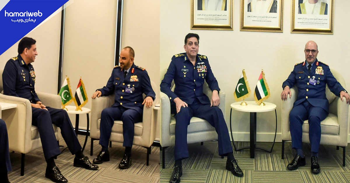 ایئرچیف کی دبئی ایئر شو میں اعلیٰ سطح کی ملاقاتیں، JF-17 تھنڈر میں بین الاقوامی دلچسپی