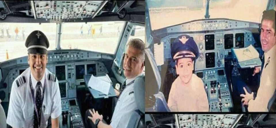 20 سال سے ہم باپ بیٹے ایک ساتھ جہاز اڑاتے ہیں کیونکہ ۔۔ جانیئے بیٹے نے باپ کا خواب کیسے پورا کیا؟