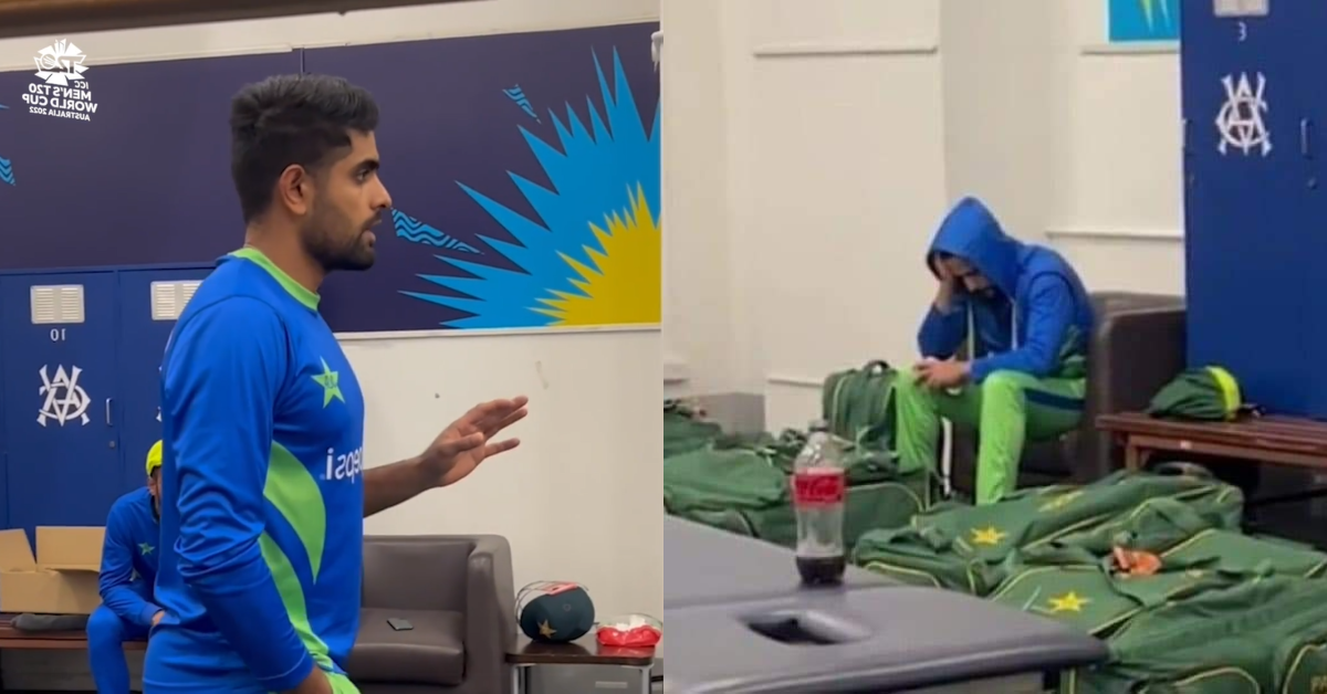 نواز مجھے تم پر بھروسہ  ہے، تم میچ جتوانے والے کھلاڑی ہو۔۔ بھارت سے میچ ہارنے کے بعد بابر اعظم نے کھلاڑیوں کا حوصلہ کس طرح بڑھایا؟ ویڈیو