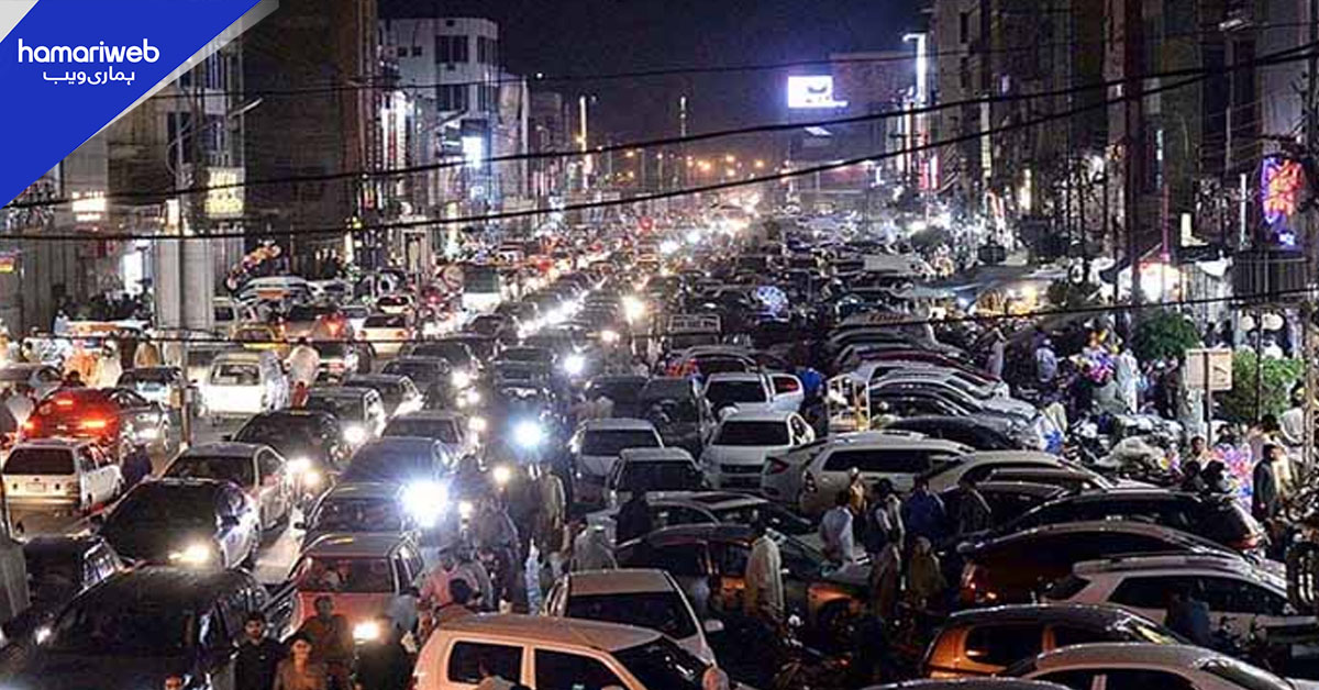 کراچی میں عید خریداری کے لیے ٹریفک پلان، کئی سڑکوں پر رکشہ، ٹیکسی کا داخلہ ممنوع