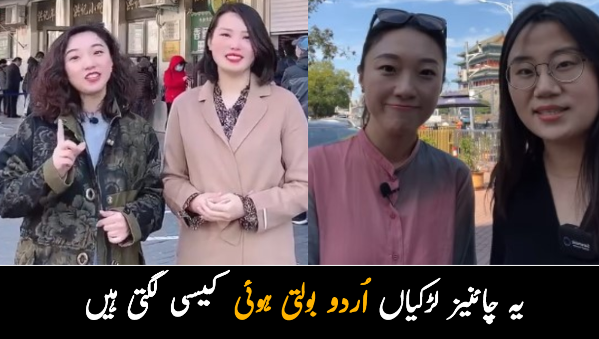 اُردو بولتی بھی ہیں اور لِکھ بھی لیتی ہیں ۔۔ جانیئے یہ چائنیز لڑکیاں اُردو بولتی ہوئی کیسی لگتی ہیں اور سوشل میڈیا پر اتنی مشہور کیوں ہیں؟