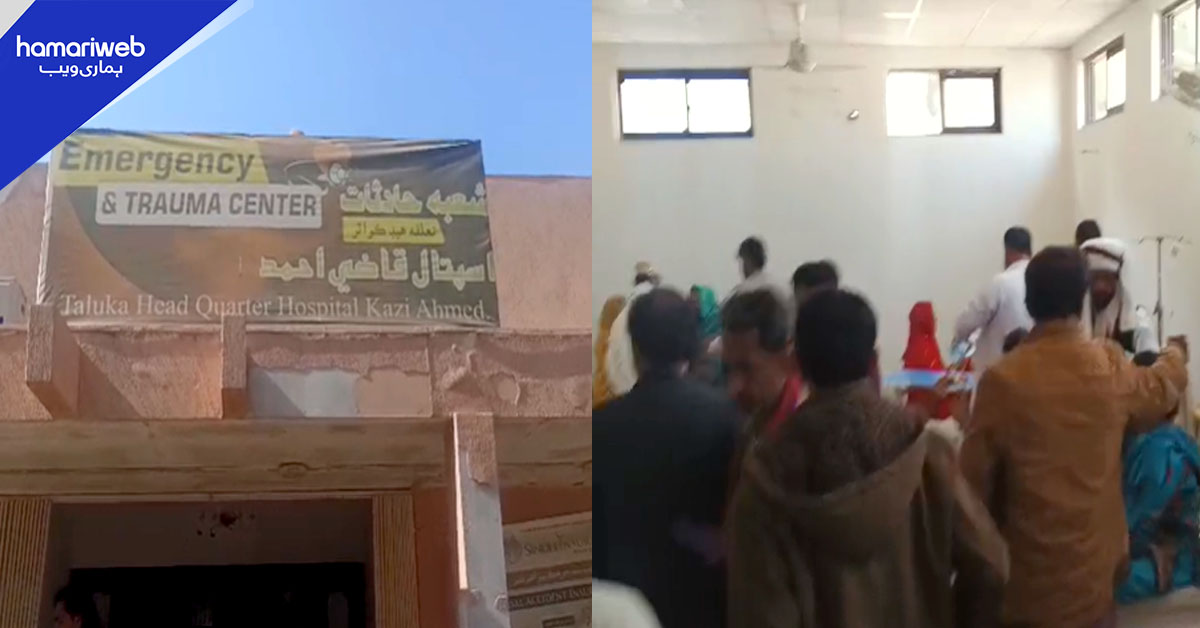 نوابشاہ: کراچی سے جانے والی باراتیوں کی ویگن کو حادثہ، 13 افراد شدید زخمی