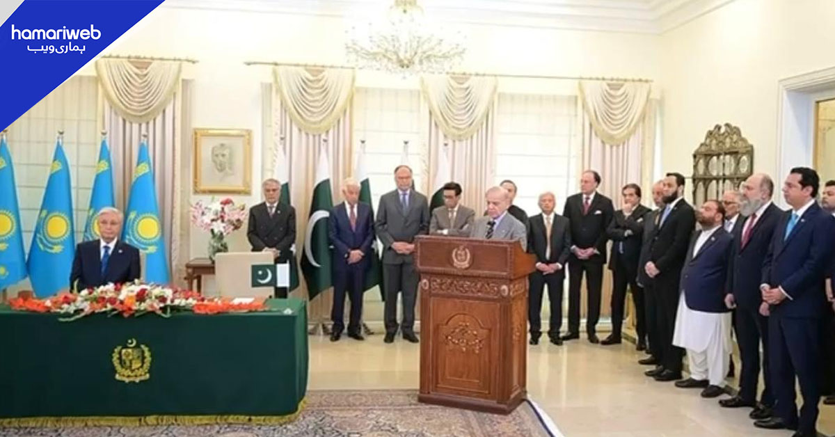 پاکستان اور قازقستان دوطرفہ تجارتی حجم ایک ارب ڈالر تک پہنچانے پر متفق