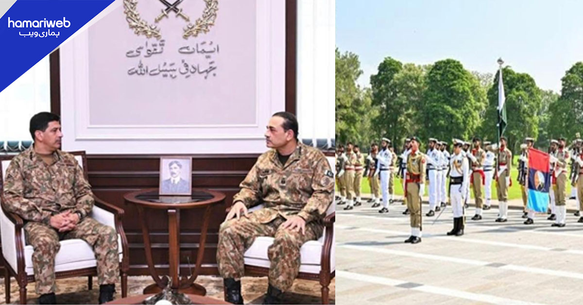 لیفٹیننٹ جنرل سید عامر رضا نے نیشنل اسٹریٹجک کمانڈ کے کمانڈر کا عہدہ سنبھال لیا، گارڈ آف آنر پیش