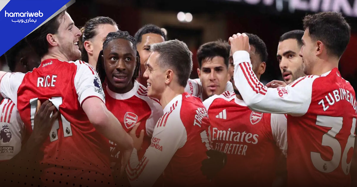انگلش پریمیئر لیگ، آرسنل کی 12ویں فتح ،ٹیبل پر ٹاپ پوزیشن برقرار