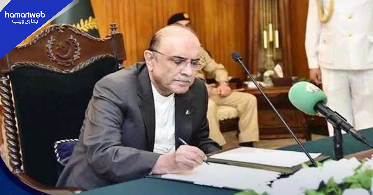 صدر  نے دانش اسکولز اتھارٹی بل 2025 صوبائی مشاورت کے لیے واپس بھیج دیا