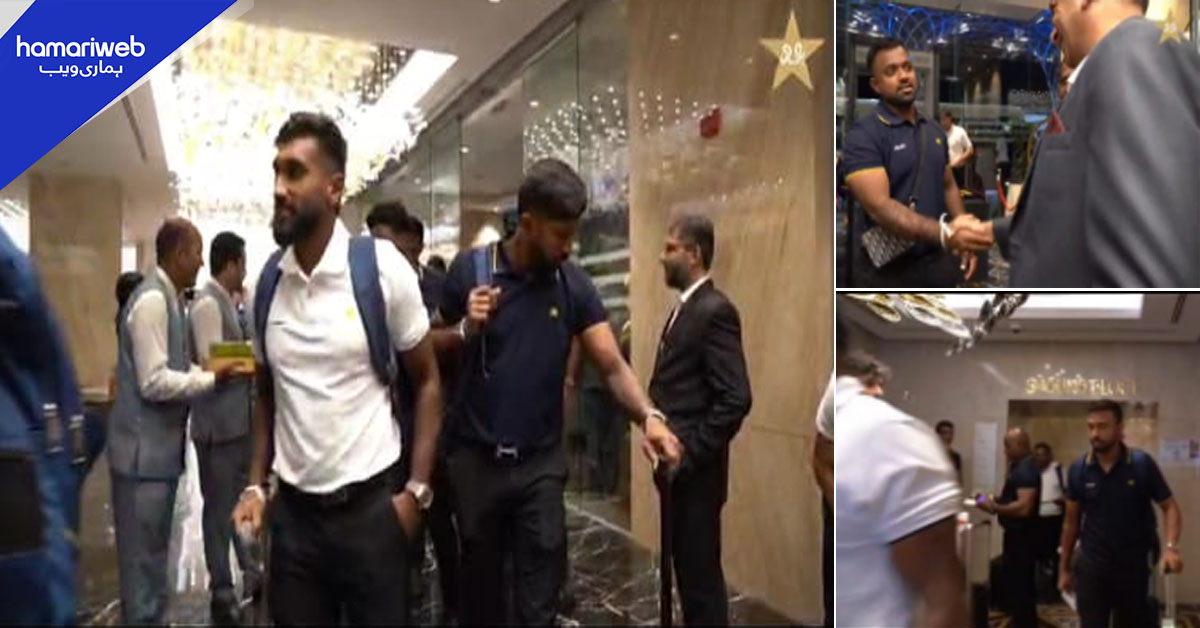 سری لنکا کی کرکٹ ٹیم راولپنڈی پہنچ گئی، مضبوط ٹیم کا اعلان