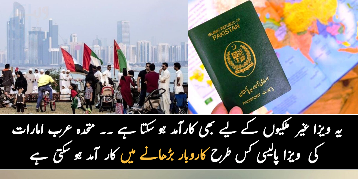 یہ ویزا غیر ملکیوں کے لیے بھی کارآمد ہو سکتا ہے ۔۔  جانیے متحدہ عرب امارات کی ویزا پالیسی کس طرح کاروبار بڑھانے اور انوسٹمنٹ میں کار آمد ہو سکتی ہے