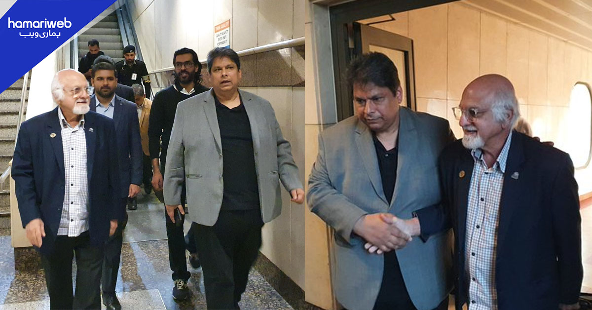 آئی سی سی کے  ڈپٹی چیئرمین عمران خواجہ کی لاہور آمد 