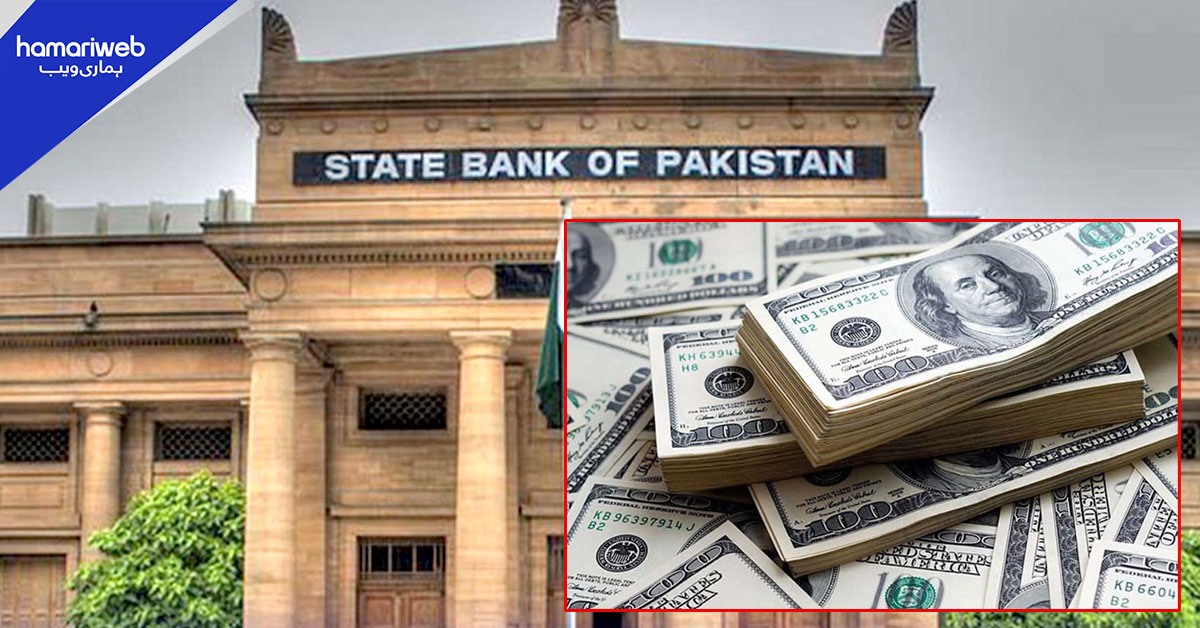 زرمبادلہ کے ملکی ذخائر میں 2.106 ارب ڈالر کا اضافہ ہوا، اسٹیٹ بینک