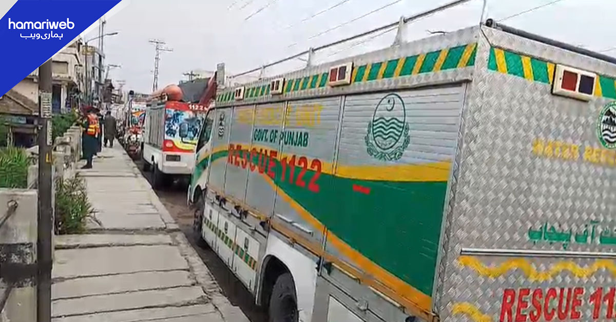 راولپنڈی: سٹی صدر روڈ کے قریب لڑکا نالہ لئی میں کود گیا، ریسکیو کا سرچ آپریشن جاری
