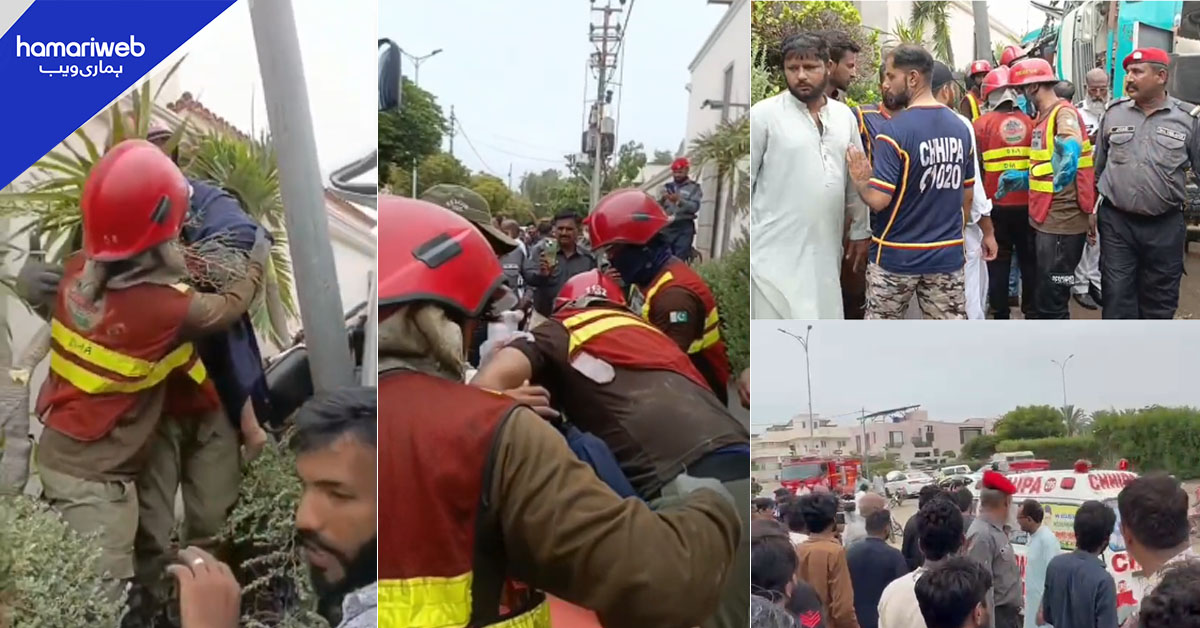 کراچی: ڈیفنس میں تیز رفتار واٹر ٹینکر گھر کی دیوار سے ٹکرا گیا