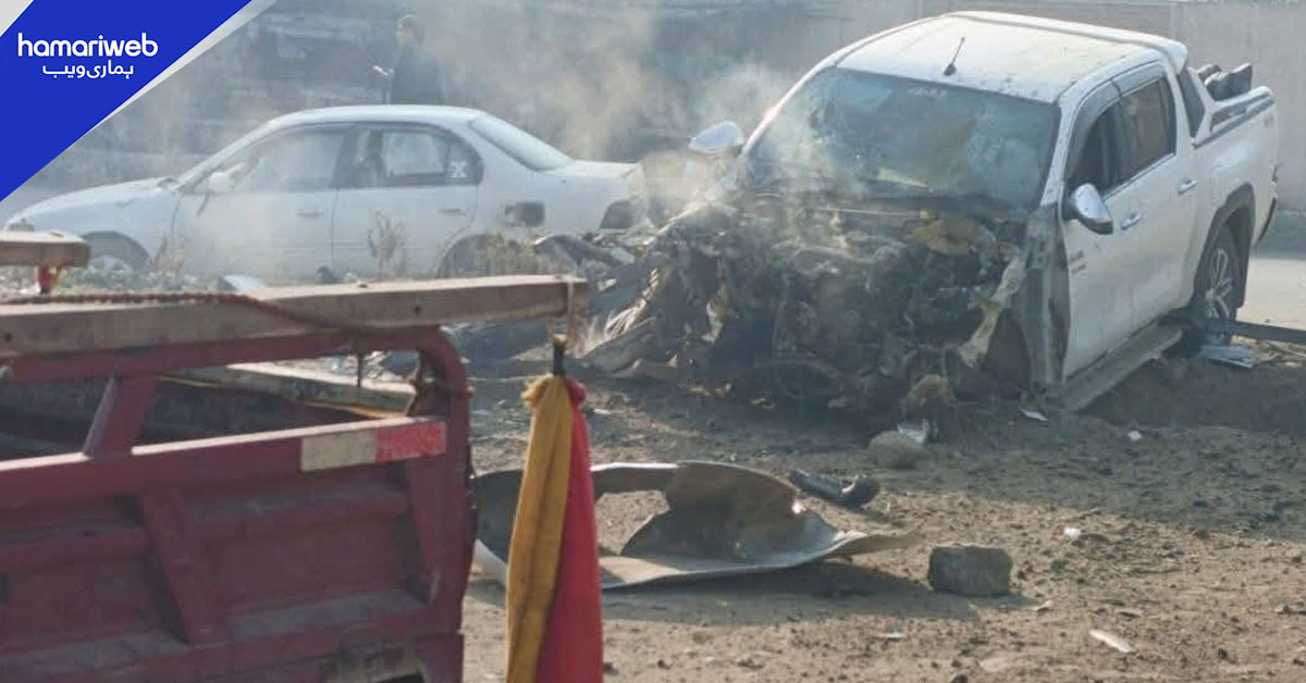 بنوں: سابق ناظم کے دفتر کے قریب دھماکا، گاڑی تباہ، جانی نقصان نہیں ہوا