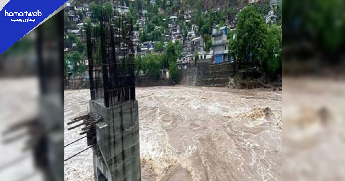 خیبر میں موسلادھار بارش، دریائے باڑہ میں نچلے درجے کا سیلاب