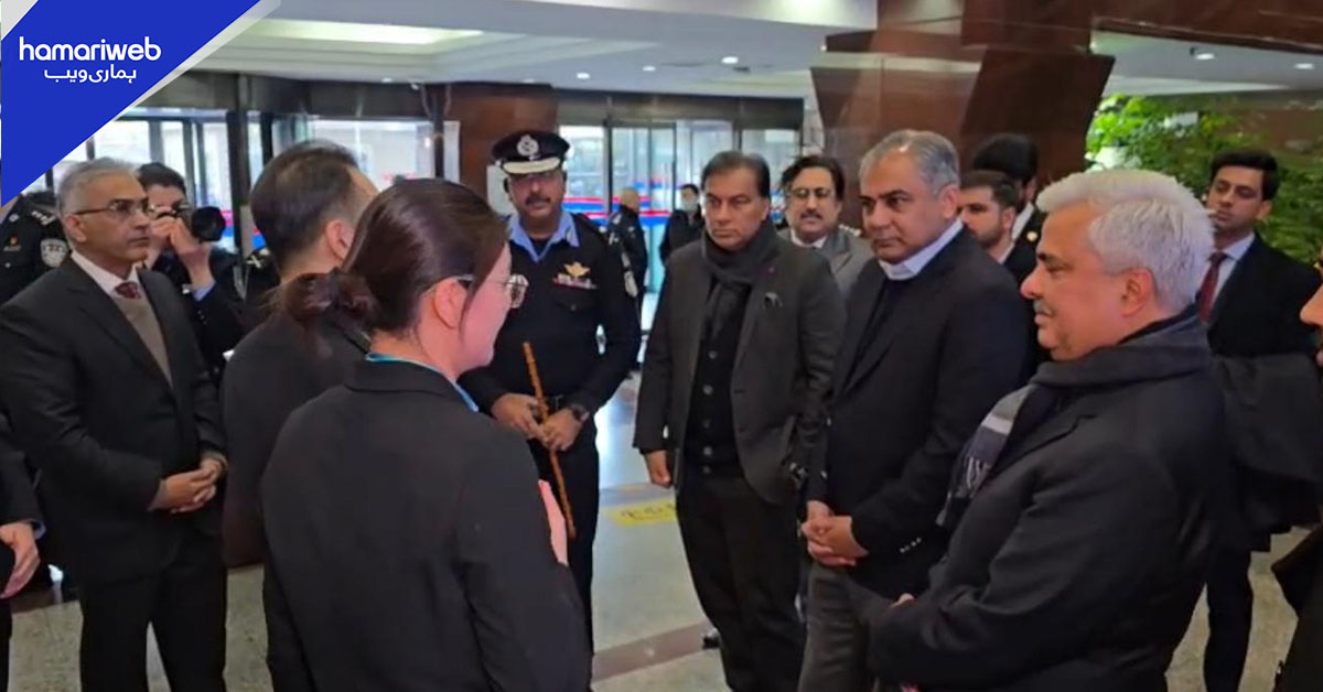 وفاقی وزیر داخلہ محسن نقوی کا بیجنگ پبلک سیکیورٹی پاسپورٹ بیورو کا دورہ