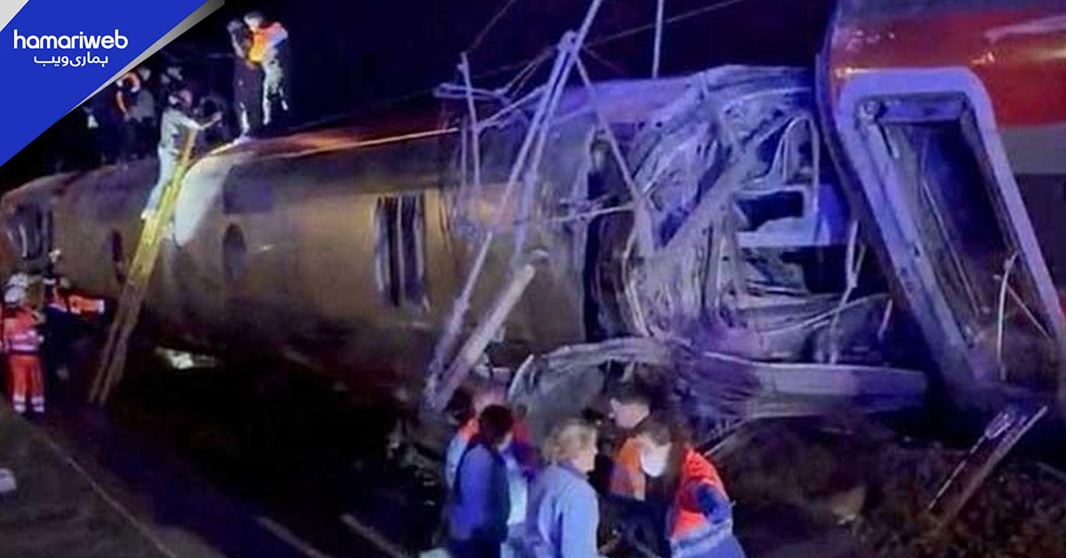 اسپین میں ٹرین حادثہ، 21 افراد ہلاک، 100 سے زائد زخمی