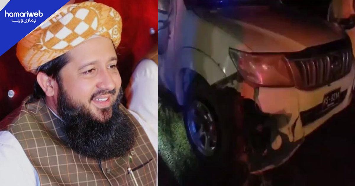 علامہ راشد سومرو کے قافلے کی گاڑی حادثے کا شکار، دو رضاکار زخمی