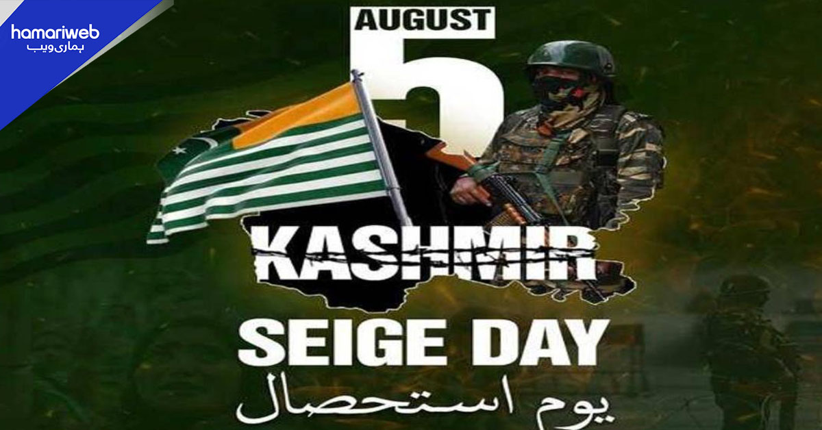 یومِ استحصالِ کشمیر، پاکستان سمیت دنیا بھر میں کشمیریوں سے اظہارِ یکجہتی