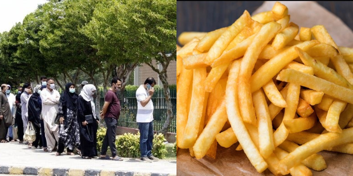 کراچی کے ویکسی نیشن سینٹر پر مفت چپس ۔۔ جانیے وہ کونسا ویکسی نیشن سینٹر ہے جہاں لڑکوں نے آئے لوگوں کی مہمان نوازی کرتے ہوئے مثال قائم کر دی