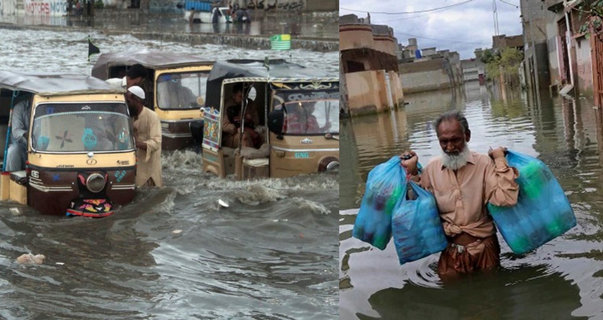 کراچی والے آج پھر  پانی  میں پھنسنے کو ہو جائیں تیار۔۔ بارش کی نئی پیشگوئی؟