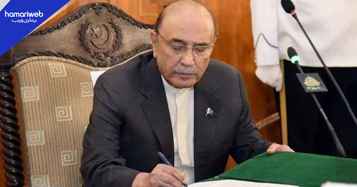 صدر مملکت نے فنانس بل 2026-27 کی منظوری دے دی، بجٹ یکم جولائی سے نافذ ہوگا