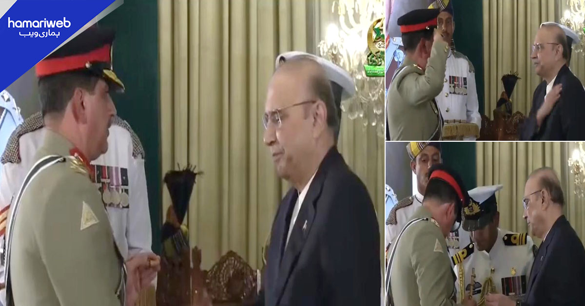 اسلام آباد: جنرل سید عامر رضا کو نشانِ امتیاز (ملٹری) سے نواز دیا گیا