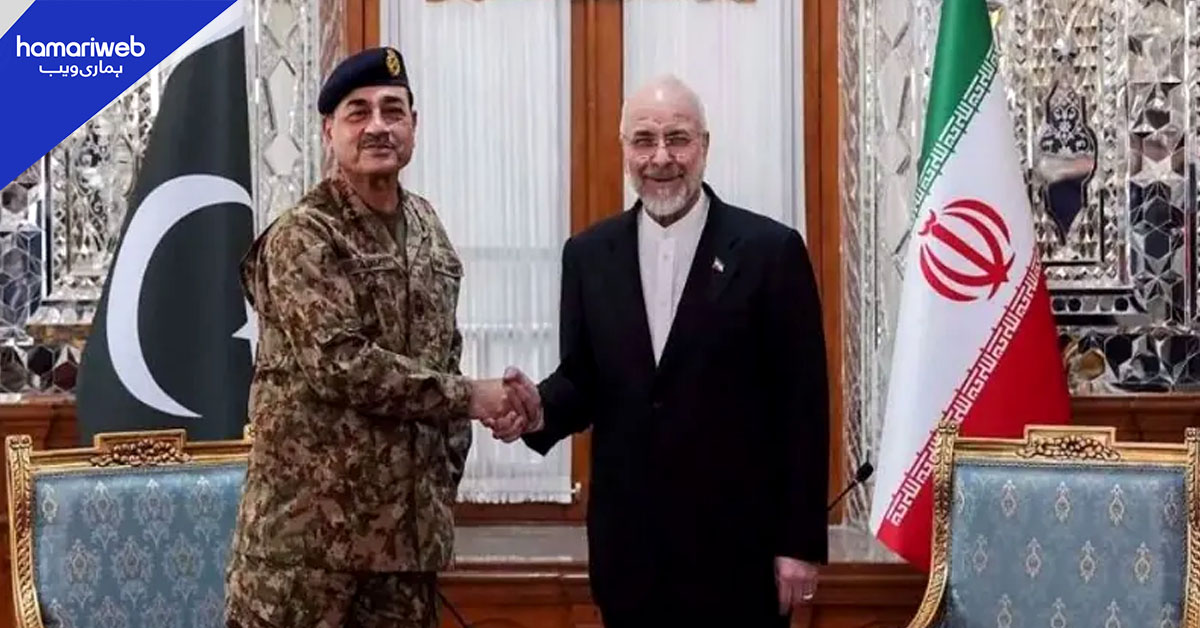 دورہ ایران پر فیلڈ مارشل کی ایرانی اسپیکر سے ملاقات، اہم امور پر تبادلہ خیال 