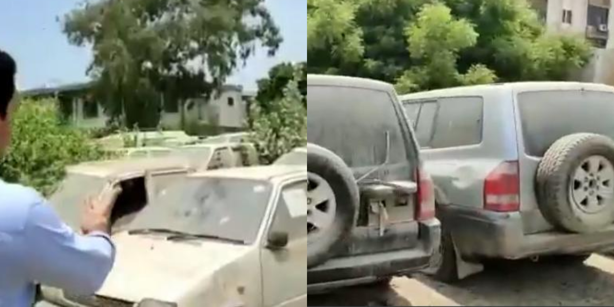 شرم آنی چاہیئے یہ سب عوام کا پیسہ ہے ۔۔۔ جانیں کہاں پی ٹی آئی رہنما نے سرکاری گاڑیوں کا قبرستان ڈھونڈ نکالا، ویڈیو دیکھیں