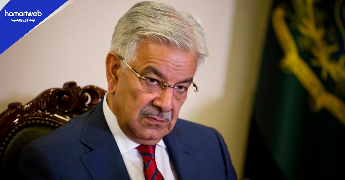 پی ٹی آئی کی بیرون ملک قیادت وطن سے غداری کررہی ہے، وزیر دفاع  