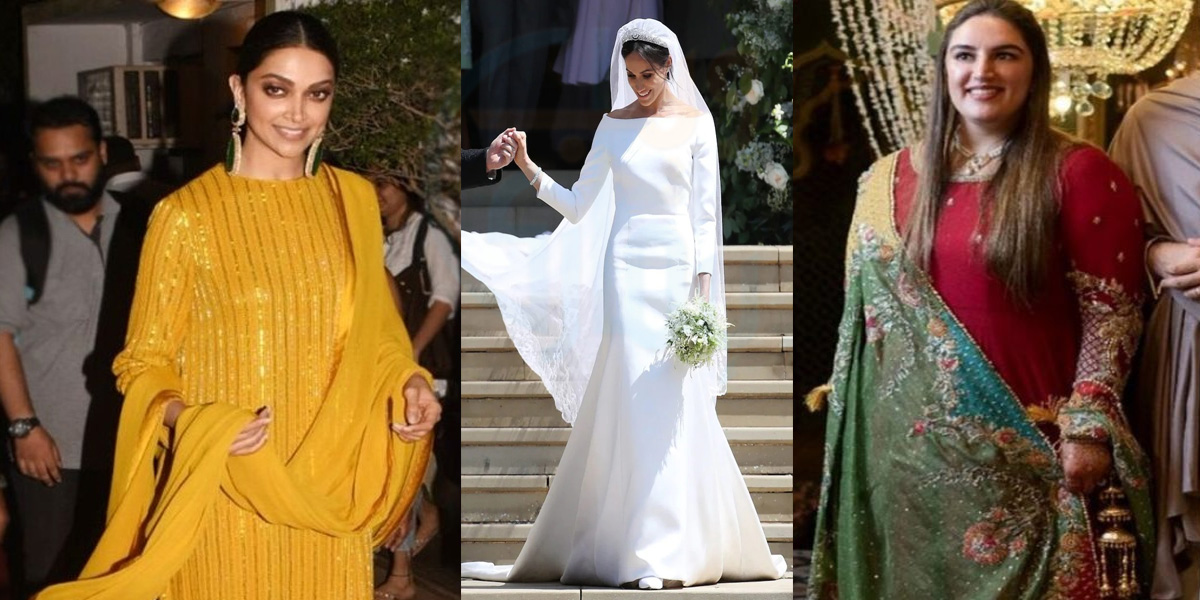 سدا سہاگن رہو ۔۔ مشہور شخصیات شادی کے کپڑوں پر کیا لکھواتے ہیں؟ جانیے ان میں چھپے  چند خفیہ اور دلچسپ پیغامات